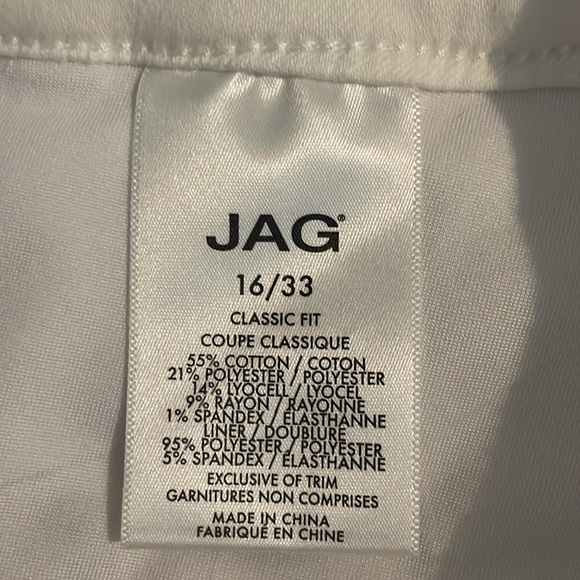 Jag Jeans White Denim Roadtrip Pull On Skort - Picture 16 of 16